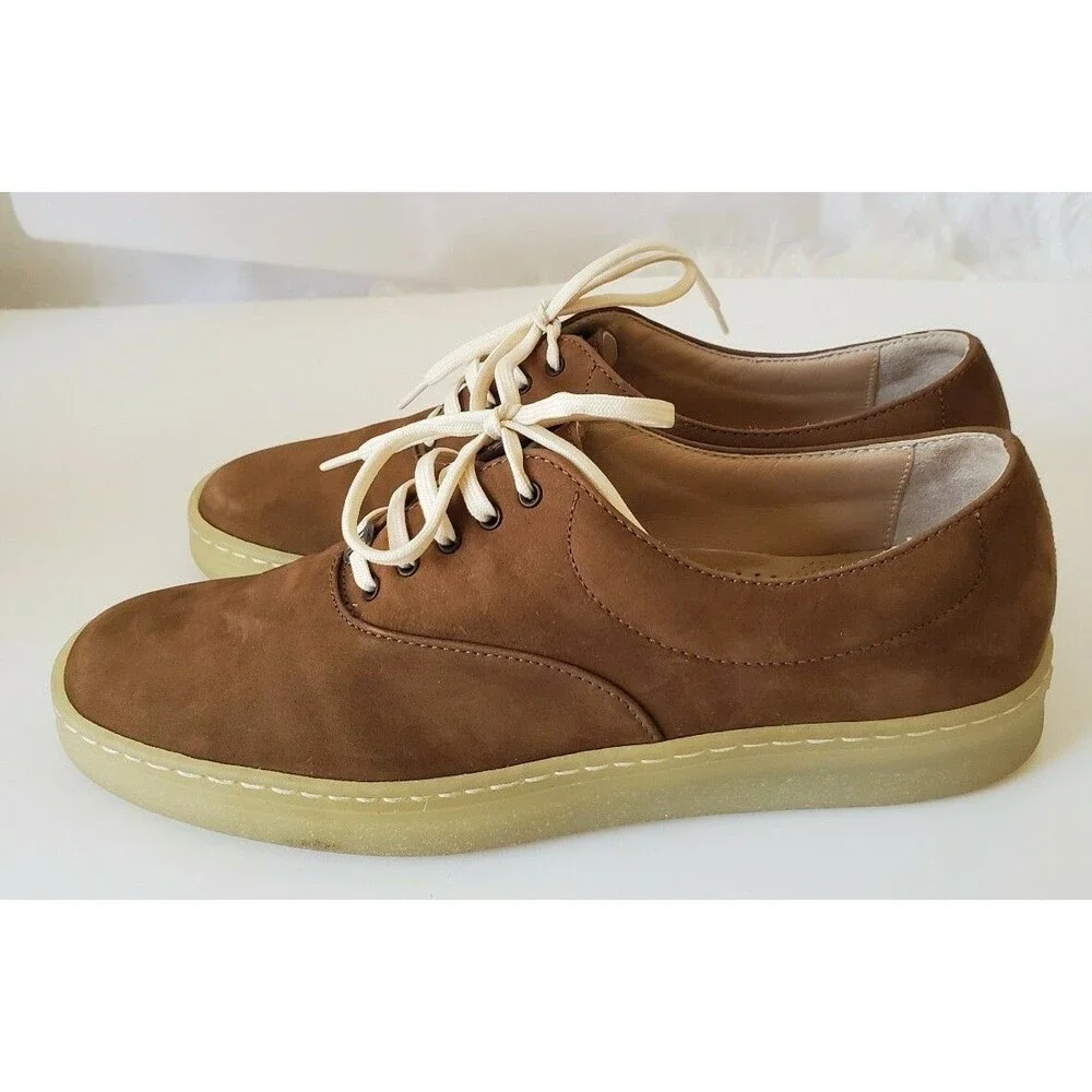 Salvatore Ferragamo brown tears sneakers